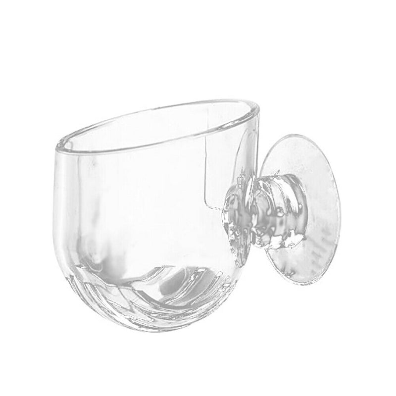 Clear Acrylic Pot Plant Cup Holder Red Shrimp Worm Aquarium Fish Tank Decor Cool