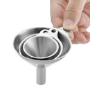 Food Grade Stainless Steel Kitchen Mini Funnels for Transferring Fluid, Liquid,