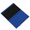 Portable Deck Aluminium Alloy 8TF + 4SD Memory Cards Storage Box Holder