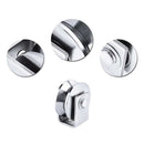 V-Shaped Small Pulley, Rail Hoisting Guide Wheel,Translation Door Foot 3.9*5.4cm