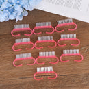 10pcs Nail Clean Brush Finger Care Dust Clean nail art brush nail Manicure to OZ