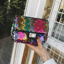 Shining Sequins Shoulder Bags Women Messenger Chain Party Crossbody Handbag