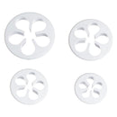 4x Fondant Cake Biscuit Mold Cookie Sugarcraft Plunger Mould Decorating .