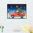 Christmas Car 5D DIY Full Round Diamond Painting Manual Mosaic Kit for Gift