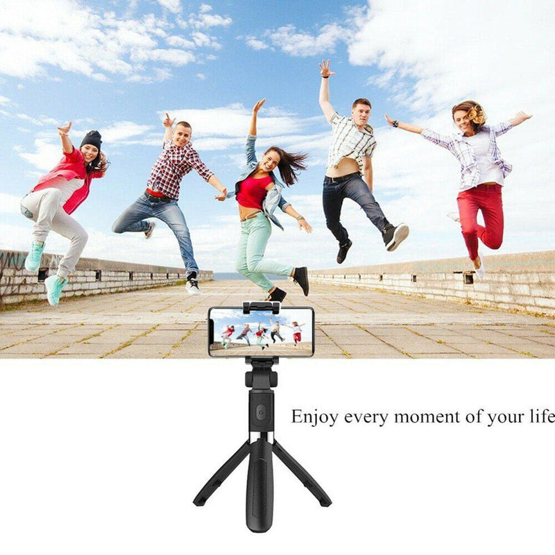 L01 Foldable Bluetooth Selfie Stick Live Video Mini Phone Tripod w/ Control