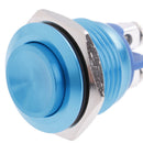 1PC 19mm waterproof blue momentary metal push button reset switch high heMO