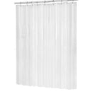 180Cmx180Cm Plastic Peva Waterproof Shower Curtain Transparent White Clear