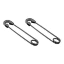 3 Pairs Stainless Steel Punk Safety Pin Earrings Retro Style Chic