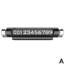 Creative Night Luminous Rotatable Car Temporary Parking Card Phone Number Plate