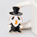 Brooch for Unisex Alloy Halloween Ornaments Ghost Shape Personality Pins Bu