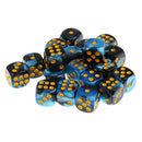 100x Acrylic Round Corner Dice Six Sided D6 12mm for Card Game Accessories