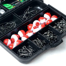 263PCS/Set Fishing Tackle Box Fishing Accessories Hook Kit Floats Lure U0E8