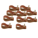 10x Cabinet Handles Leather Dresser Knobs Pull Door Handle Kitchen Pull Knob