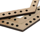 3x/Set Big/Middle/Small Wooden Hexagon Weaving Loom Tool For Making Carpets