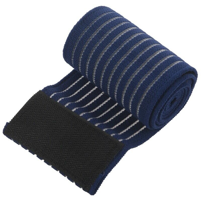 5X(AOLIKES 90*7.5cm elastic bandage tape sport knee support strap knee padsU4G5)