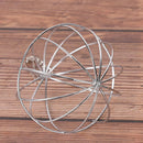 1pc Stainless steel rabbit feeder ball animal bunny hay grass shelf rack toy3c