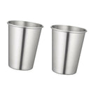 2 Piece Stainless Steel Cup Mug Drinking Coffee Beer Tumbler Travel 50ml