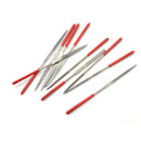 10Pcs titanium diamond coating needle flat file set metal working craft tools FT