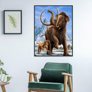 5D DIY Full Drill Diamond Painting Mammoth Cross Stitch Embroidery Mosaic