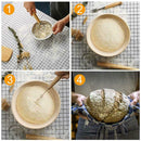 Bread Dough Whisk Mixer Egg Beater Wooden Accessories Tool Home Kitchen
