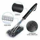 1pc Grill Brush BBQ Cleaner Cleaning Grilling Stainless Steel Wire Bristles