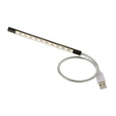 Portable USB Flexible Stick Dimmable Touch Switch 10 LED Night Light Lamps
