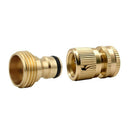 Male Brass Garden Hose Quick Connector 3/4 Inch Water Thread Hose Fitting NoY5R2
