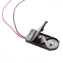 2PC Case Box Battery Holder CR2032 Button Coin Cell 6V ON/OFF Switch Random
