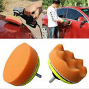 Car Polisher Gross Polishing Buffer Buffing Pad Kit Set Drill Adapter Tool- Q8H0