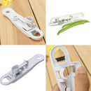 2Pcs Bean Peeler Slicer Cutter Shredder Multi-Purpose Green Remover Stringer