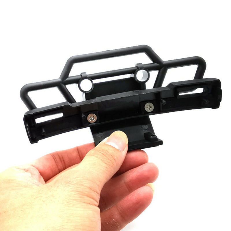 Black Plastic Front Bumper for WPL D12 RC Car Modification Decoration Parts