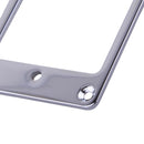 2pcs Metal Flat Humbucker Pickup Mounting Ring Frame Surround Chrome Plated