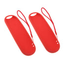 2x Silicone Protective Shell Cover Skin fr Sky Q Touch Remote Controller Red
