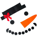 DIY Christmas Snowman Decoration Outdoor Decoration Dress Up Garage Door Do