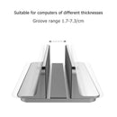 Portable Laptop Holder Base Vertical Adjustable Notebook PC Stand Support