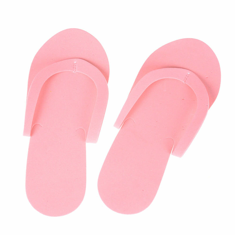 12 Pairs Disposable Flip Flops Foam Pedicure Tanning Spa Slippers Supplies 3C