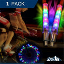 Bike Motorcycle Car Wheel Tire Tyre Valve Cap Spoke 5LED Flash Light Lamp AU