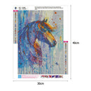 5D DIY Full Drill Diamond Painting Horse Embroidery Craft Kit Decor (W1856)