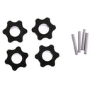 4 Pcs Hexagonal Wheels Hub 17mm Made Of Plastics Replacement For 1: 8 RC Crawler