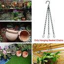 Flower Plant Pot Basket Planter Holder Hanging Chain Bonsai Hanging Flower Pot