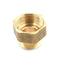 1/2PT Male to 3/4PT Female Thread Brass Hose Pipe Hex Bushing Reducer Fitting FT