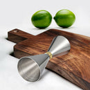 2 Pcs Stainless Steel Double Jigger Cocktail Jigger Bar Measure Cup 45&60ml