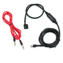 For BMW E46 Car Audio Female AUX IN Input Cable +3.5mm Male Cable 1998-2006 N