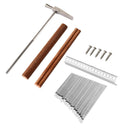 17-Key Kalimba DIY Keys Bridge Tuning Hammer Set Thumb Piano Accessories A