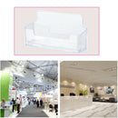 Acrylic Business Card Holder Transparent Desk Shelf Box Storage Display Stand