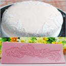 Flower Lace Silicone Mould Fondant Sugar Mat Cake Decoration Tools For Sal OZ