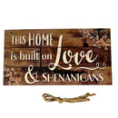 Rustic Wooden Plaque Home Decor Board  Indoor Outdoor Hanging Sign
