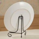 4x Metal Display Easel Stand Plate Bowl Dish Picture Phote Teacake Holder 4"