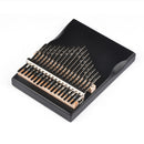 17 Key Wood Musical Instrument Thumb Finger Piano Beginners (Kalimba+Kit) A