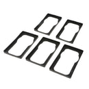 5 Pieces PC Computer Power Supply Fan Soft Silicon Shock Absorption Gasket